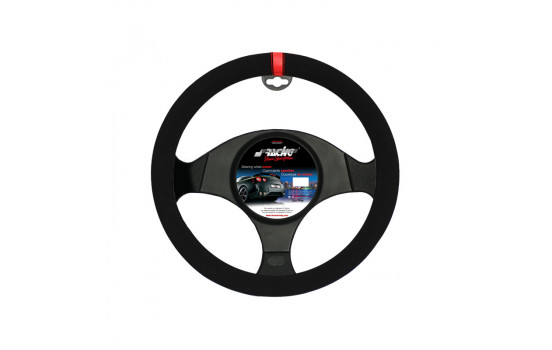 Couvre Volant Simoni Racing Look Carrera Noir/Rouge