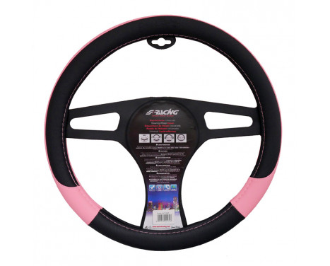 Couvre Volant Simoni Racing Pink Lady Noir/Rose