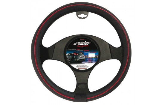 Couvre Volant Simoni ​Racing Speed ​​​​Noir/Rouge