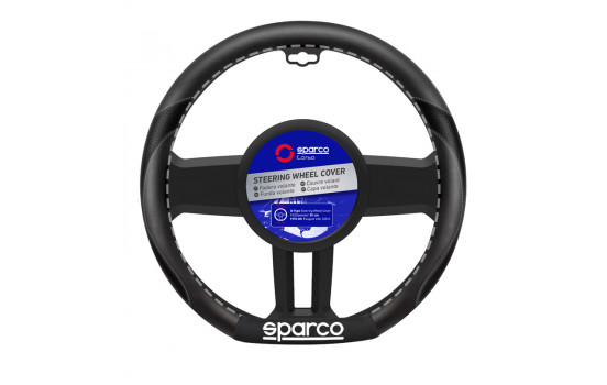 Couvre volant Sparco SPC-Line 'Flat Bottom' Noir Peugeot