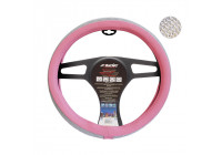 Simoni Racing Couvre volant Diamonds - 37-39cm - Eco-Cuir Rose