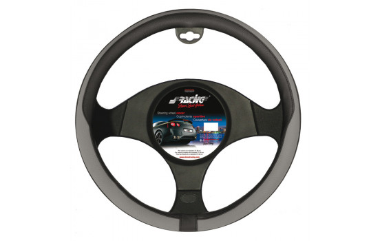 Simoni ​Racing Housse de Volant Tidy Noir/Gris Cuir Artificiel