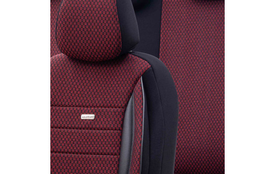 Ensemble de housses de siège en tissu 'SelectedFit Sports' noir / rouge - 11 pièces, Image 3