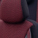 Ensemble de housses de siège en tissu 'SelectedFit Sports' noir / rouge - 11 pièces, Vignette 4