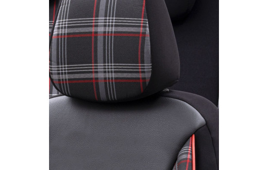 Housse de siège en tissu otoM 'Sports' - Noir / Rouge - 11 pièces, Image 5