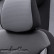 Housse de siège universelle en cuir/tissu 'Comfortline' Noir/Gris, Vignette 5