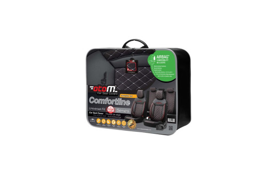 otoM Ensemble de housses de siège en cuir / velours 'Comfortline VIP' - Crème - 11 pièces, Image 6