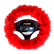 Couvre Volant Simoni Racing Fluffy Fur Rouge, Vignette 2