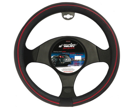 Couvre Volant Simoni ​Racing Speed ​​​​Noir/Rouge