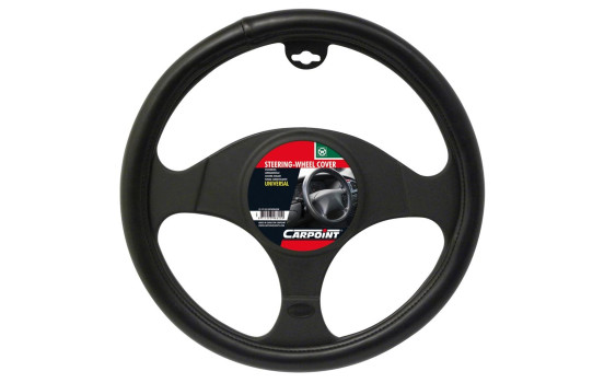 Housse de volant Carpoint similicuir noir
