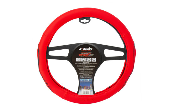 Housse de volant Simoni Racing Pretty Red - 37-39cm - Eco-Cuir Rouge