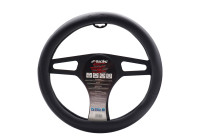 Simoni Racing Couvre Volant Easy Noir - 37-39cm - Eco-Cuir Noir