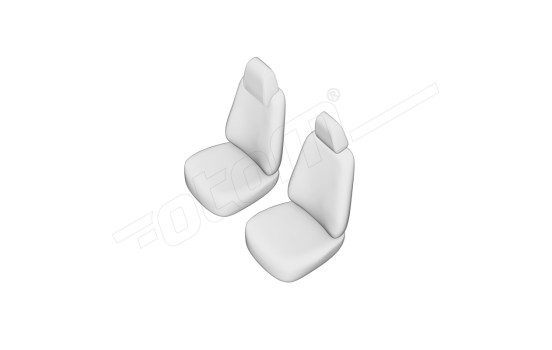 Ensemble de housses de siège en cuir artificiel New York Design 1+1 sur mesure pour Opel Combo 2018-, Image 7