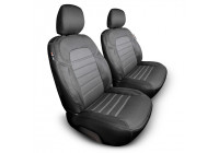 Ensemble de housses de siège en tissu au design original 1+1 adapté pour Volkswagen Caddy V Box 2020-