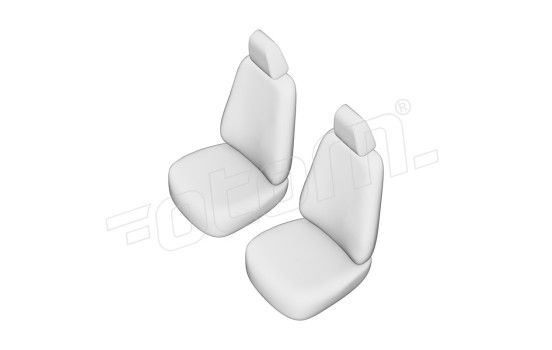 Ensemble de housses de siège en tissu au design original 1+1 sur mesure pour Nissan Townstar 2021-, Image 7