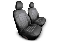 Ensemble de housses de siège en tissu au design original 1+1 sur mesure pour Opel Combo 2018- (siège passager fixe)