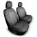 Ensemble de housses de siège en tissu au design original 2+1 pour Maxus E-Deliver 7 2020-