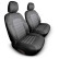 Ensemble de housses de siège en tissu au design original otoM 1+1 pour Renault Master IV 2024-