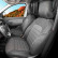 Ensemble de housses de siège en tissu de conception originale 1 + 1 adapté pour Ford Transit Custom 2012-, Vignette 2