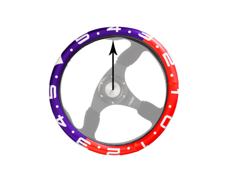Housse de Volant Simoni Racing Horloge Cuir Artificiel Multicolore, Image 2