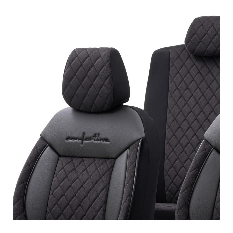 Housses protection de sièges de voiture noir confortable