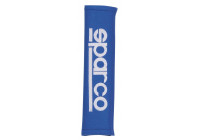 Ensemble de housses de ceinture de sécurité Sparco - Logo brodé - Bleu