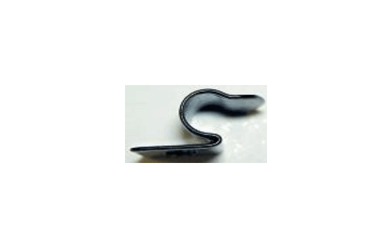 Clip en métal plat 8mm / 3mm (345)