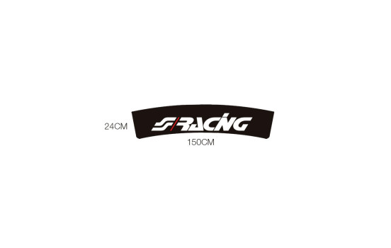 Filtre Sun Simoni Racing 'New Logo' - 150x24cm - Noir, Image 2