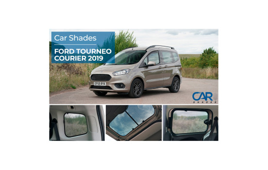 Ensemble de pare-soleil de voiture adaptés à Ford Tourneo Courier 2014-2023 (avec fenêtres ouvrantes) (6 pièces), Image 10