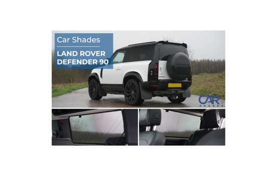 Ensemble de pare-soleil pour portes arrière, compatible avec Land Rover Defender D90 3 portes 2020- (4 pièces), Image 2