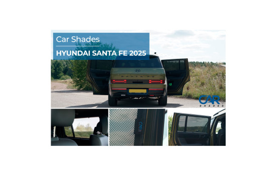 Ensemble de pare-soleil pour portières arrière pour Hyundai Santa Fe V (MX5) 2024- (2 pièces), Image 8