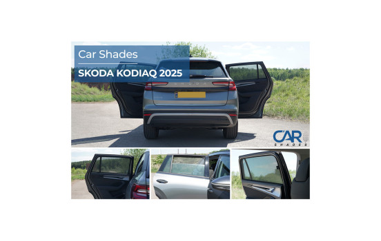 Ensemble de pare-soleil pour portières arrière pour Skoda Kodiaq II (PS7) 2024- (2 pièces), Image 8