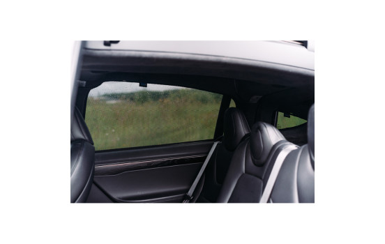 Ensemble de pare-soleil pour voiture adapté à Tesla Model X 5 portes 2016- (8 pièces), Image 5