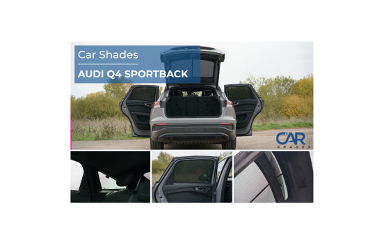 Ensemble de pare-soleil pour voiture compatible avec Audi Q4 Sportback (F4N) 2021- (8 pièces), Image 10
