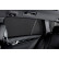 Ensemble de pare-soleil pour voitures (portes arrière) adapté pour Ford Ranger 4 portes 2023- (2 pièces)