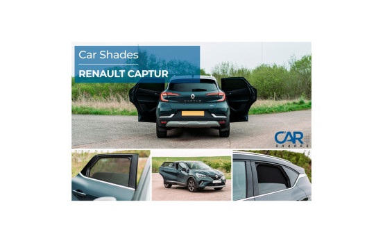 Jeu de Car Shades (portes arrière) sur mesure pour Renault Captur II 5 portes 2020 - (2 pièces), Image 8