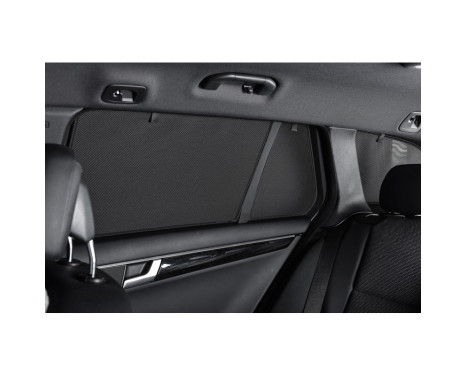 Jeu de pare-soleil (portes arrière) adapté au véhicule tout-terrain Nissan Navara (double cabine) 2007-2013 (2-d