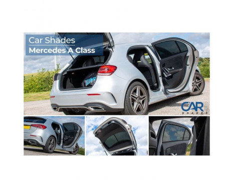 Pare-soleil adapté pour Mercedes Classe A W177 HB 5 portes 2018- (4 pièces) PV MBA5D Privacy shades, Image 13