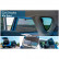 Pare-soleil adaptés à la Kia Soul II 5 portes 2014-2019 (lot de 6), Vignette 13