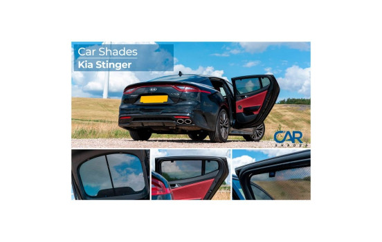 Pare-soleil adaptés à la Kia Stinger 2018- (lot de 6), Image 13