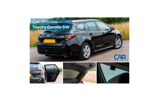 Pare-soleil adaptés à la Toyota Corolla (E21) Touring Sports 2019- (6 pièces), Image 9