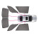 Pare-soleil adaptés aux Cadillac CTS 4 portes 2002-2007, Vignette 3