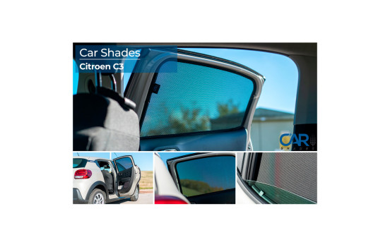 Pare-soleil adaptés aux portes arrière pour Citroën C3 5 portes 2016- (2 pièces), Image 8