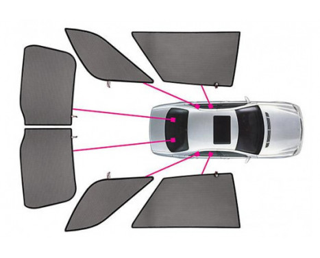 Pare-soleil adaptés pour Toyota Corolla (E21) Touring Sports 2019- (6 pièces), Image 3