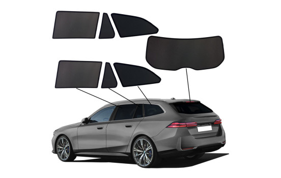 Pare-soleil et déflecteur de soleil SunClip compatibles avec BMW Série 5 G61 Touring (à partir de 2024), y compris i5
