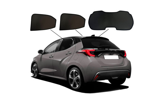 Pare-soleil et déflecteur de soleil SunClip compatibles avec Toyota Yaris (P21) 2020- et Mazda 2 (KB) 2022-