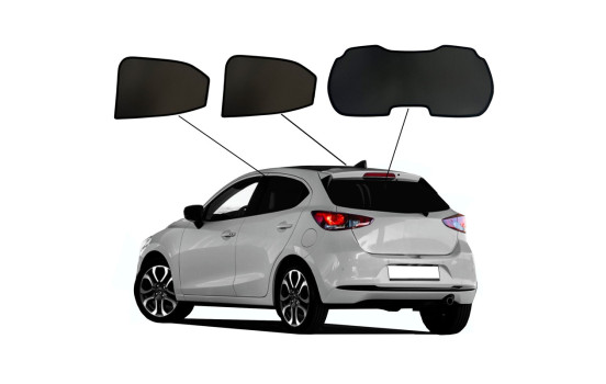 Pare-soleil et déflecteur de soleil SunClip compatibles avec Toyota Yaris (P21) 2020- et Mazda 2 (KB) 2022-, Image 2
