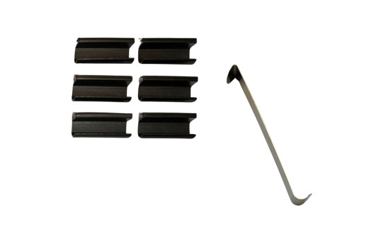 Pare-soleil et déflecteur de soleil SunClip compatibles avec Toyota Yaris (P21) 2020- et Mazda 2 (KB) 2022-, Image 5