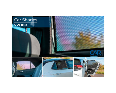 Pare-soleil (portes arrière) adapté pour Volkswagen ID.3 2020- (2 pièces) PV VWID35A18 Privacy shades, Image 8
