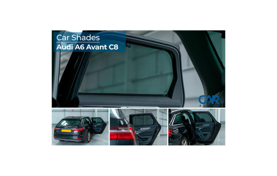 Pare-soleil (portes arrière) compatibles avec Audi A6 C8 Avant 2018- (2 pièces), Image 9